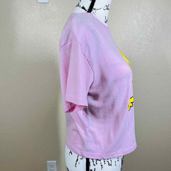 Looney Tunes pink tweety short sleeve tee size S love tribe baddie academia - Picture 6 of 10